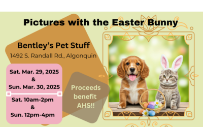 Pictures with the Easter Bunny Sat. & Sun. March 29 & 30, 2025